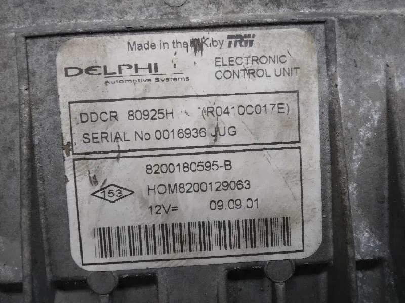 Centralita Motor Uce para Renault Clio Ii Fase Ii (B/Cb0)