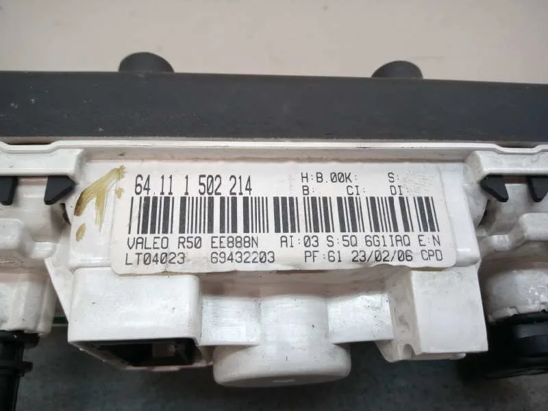 Mando Calefaccion / Aire Acondicionado para Bmw Mini (R50,R53)