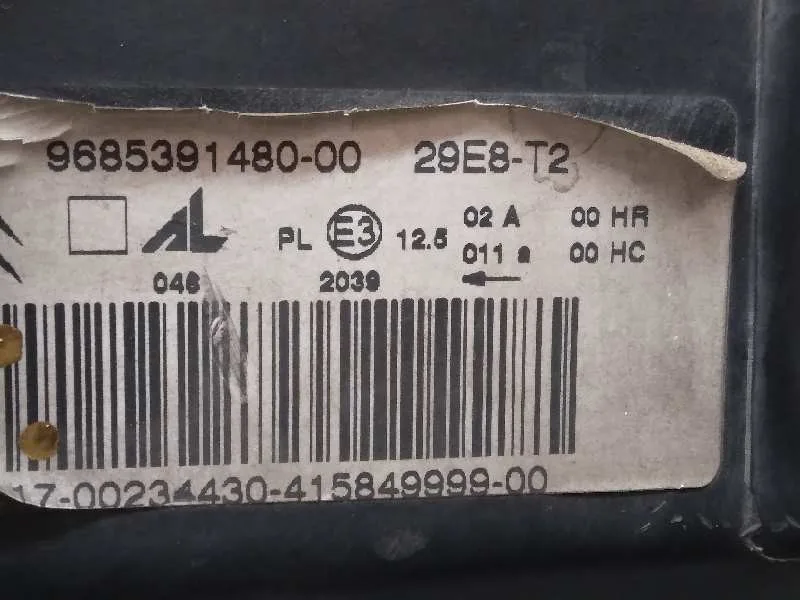 Faro Derecho para Citroën C3 Pluriel