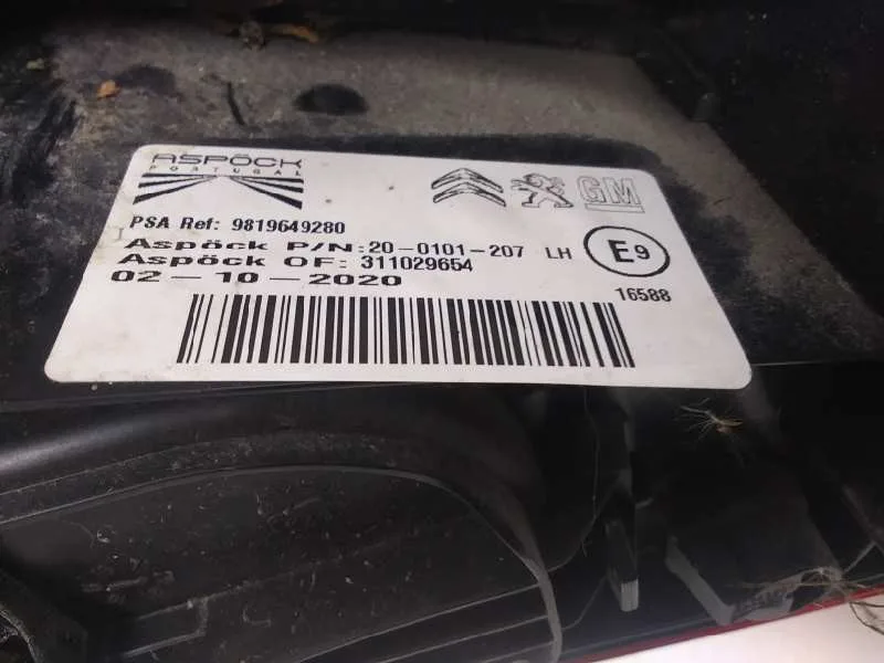 Piloto Trasero Izquierdo para Toyota Proace Verso