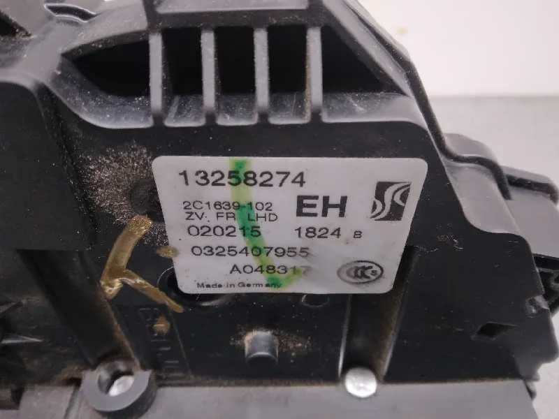 Cerradura Puerta Delantera Derecha para Opel Meriva B
