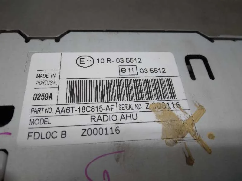 Sistema Audio / Radio Cd para Ford Fiesta (Cb1)