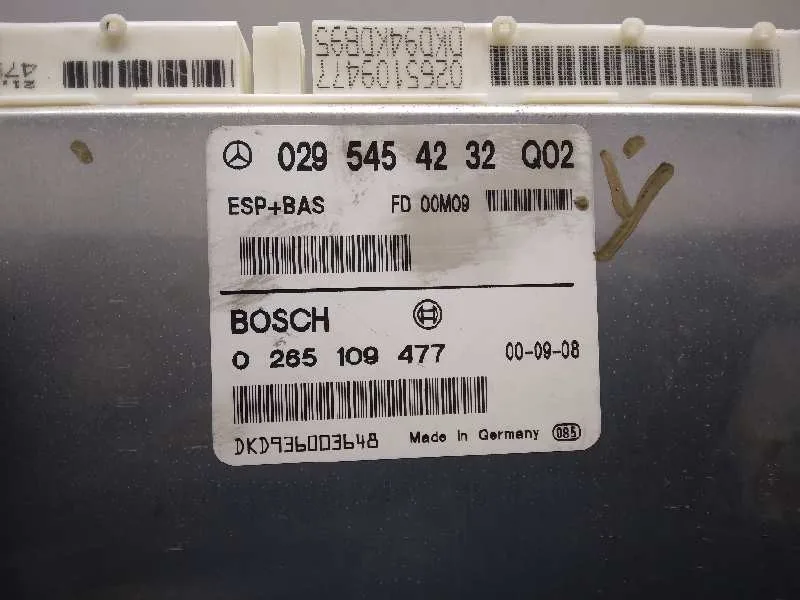 Centralita Motor Uce para Mercedes-Benz Clase A (W168)