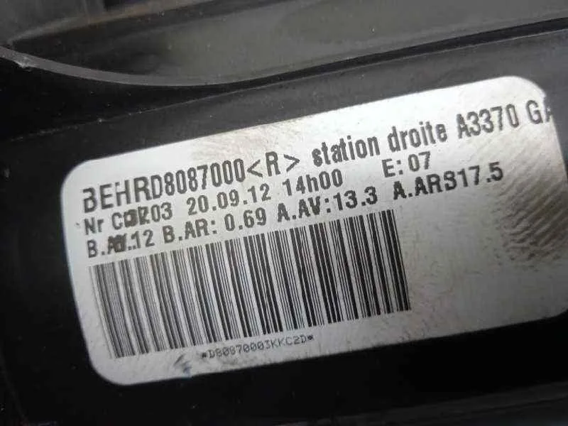 Motor Calefaccion para Opel Zafira B