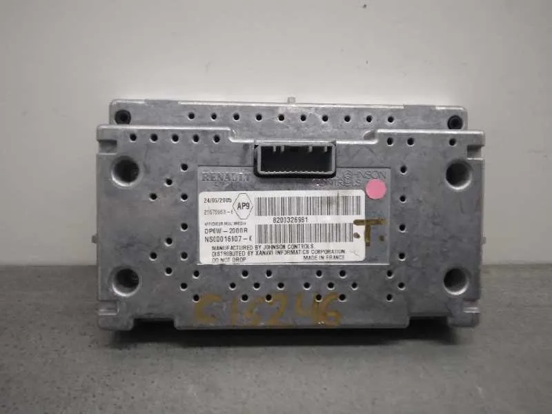 Pantalla Multifuncion para Renault Vel Satis (Bj0)