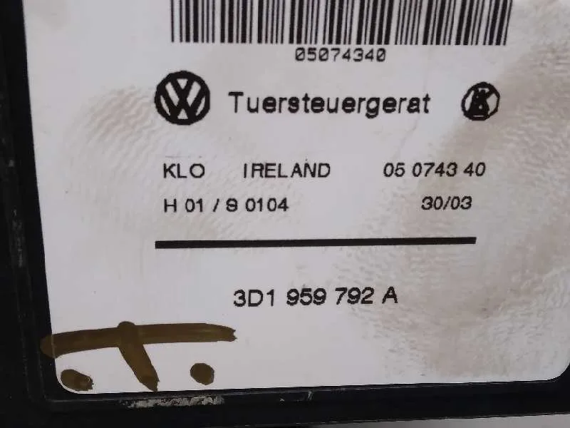 Motor Elevalunas Delantero Derecho para Volkswagen Touareg (7La)