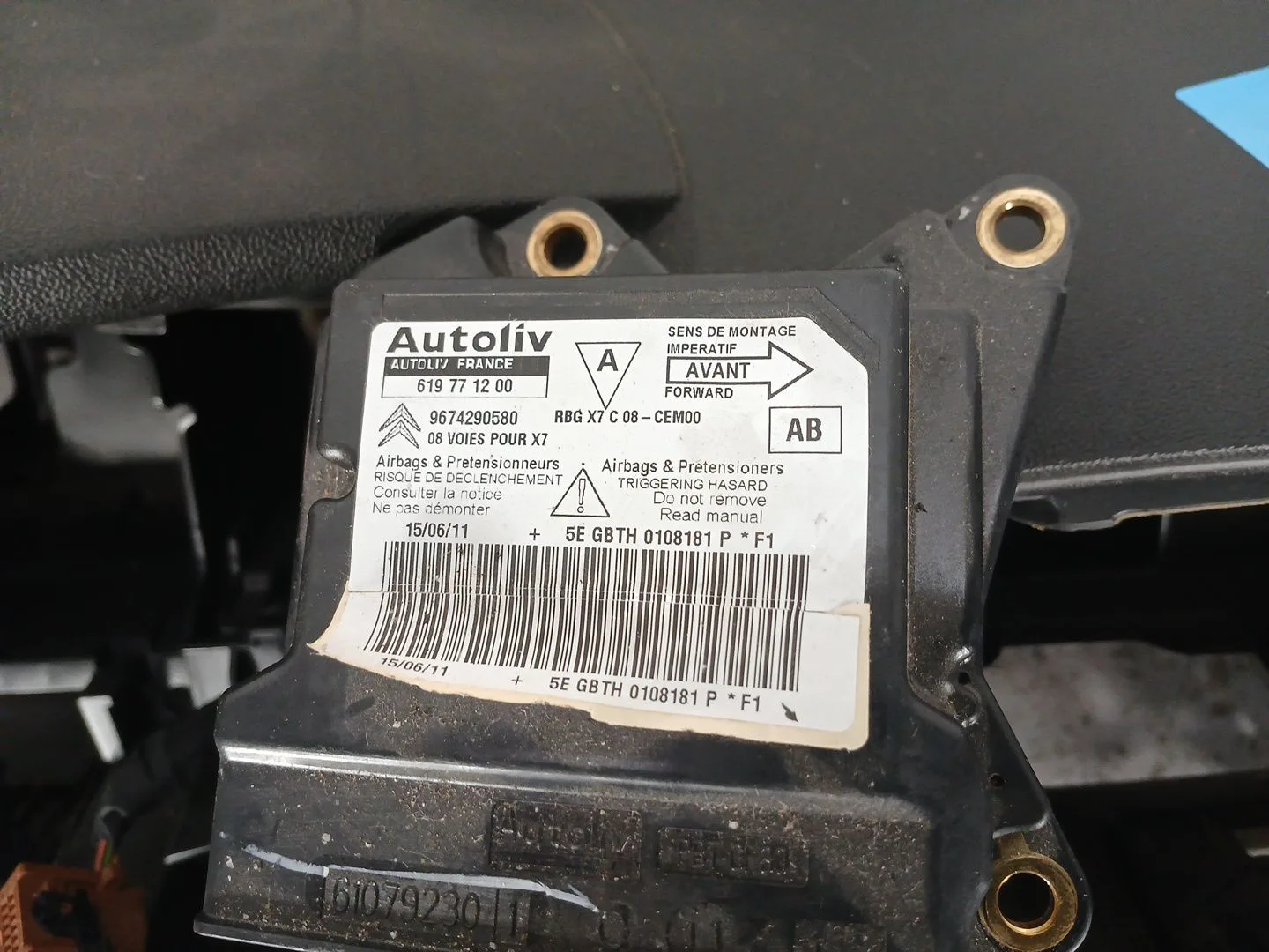 Kit Airbag para Citroën C5 Station Wagon