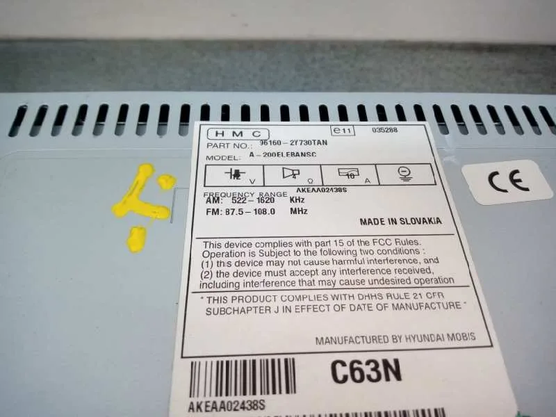 Sistema Audio / Radio Cd para Hyundai Ix35