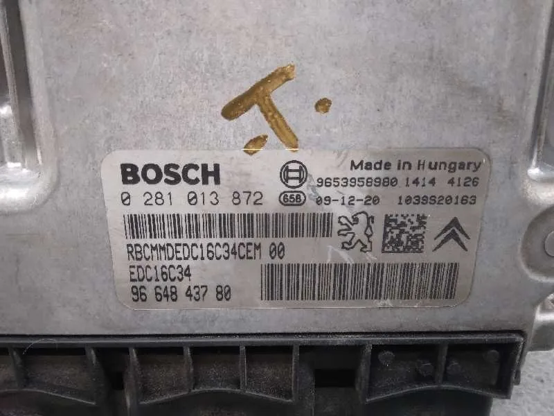 Centralita Motor Uce para Citroën C3