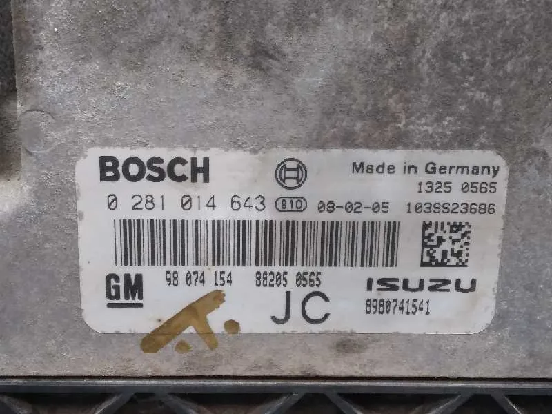 Centralita Motor Uce para Opel Astra H Ber.