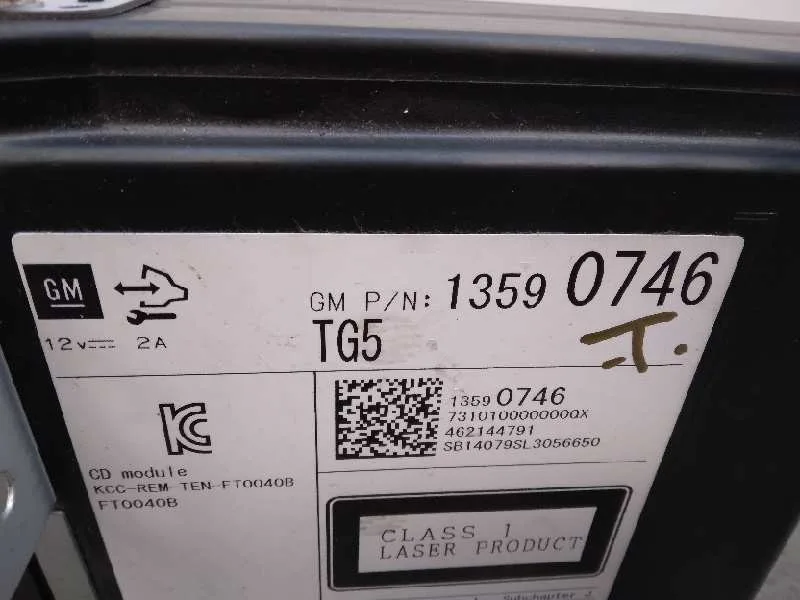 Sistema Audio / Radio Cd para Opel Insignia Berlina