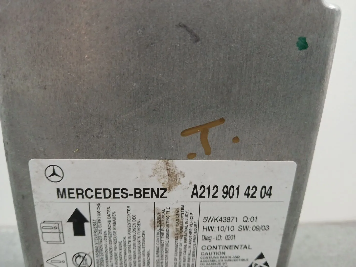 Kit Airbag para Mercedes-Benz Clase E (W212) Lim.