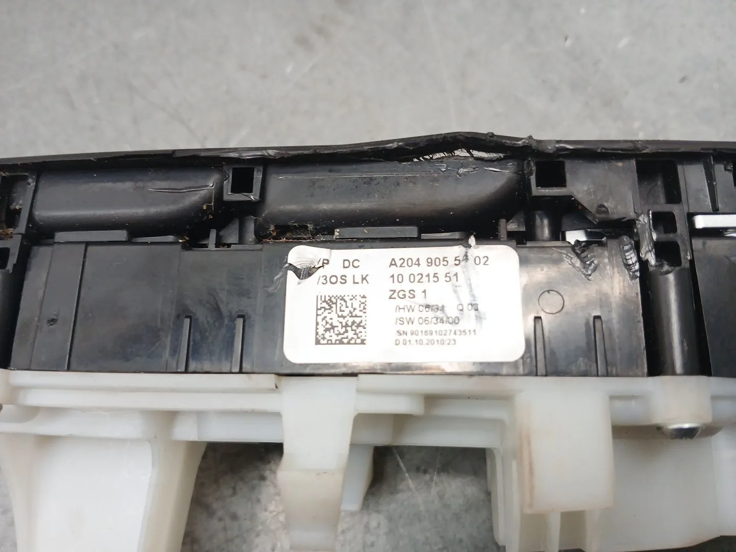 Mando Elevalunas Delantero Izquierdo para Mercedes-Benz Clase E (W212) Lim.