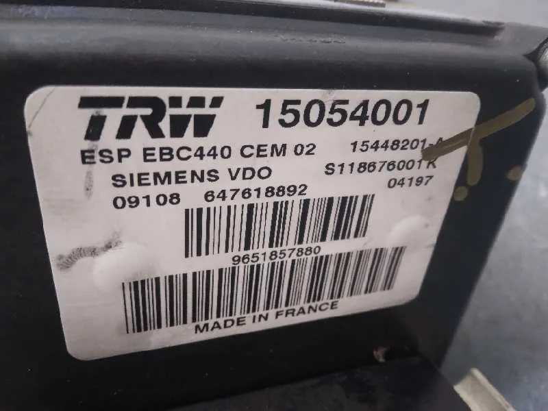 Abs para Peugeot 407