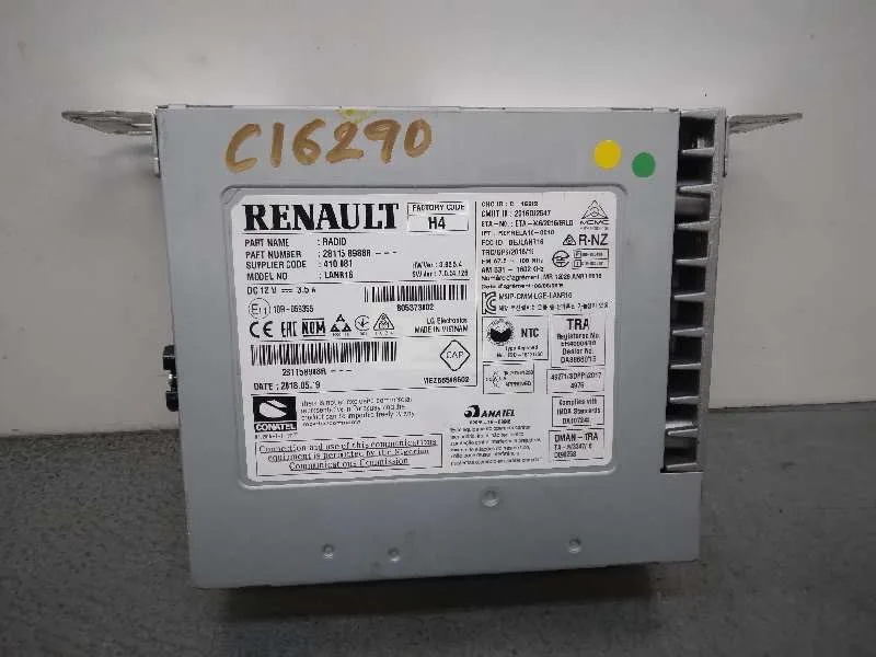 Sistema Audio / Radio Cd para Renault Megane Iv Berlina 5P