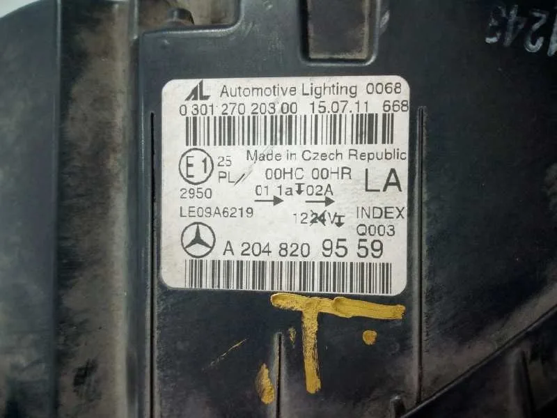 Faro Izquierdo para Mercedes-Benz Clase C (W204) Berlina