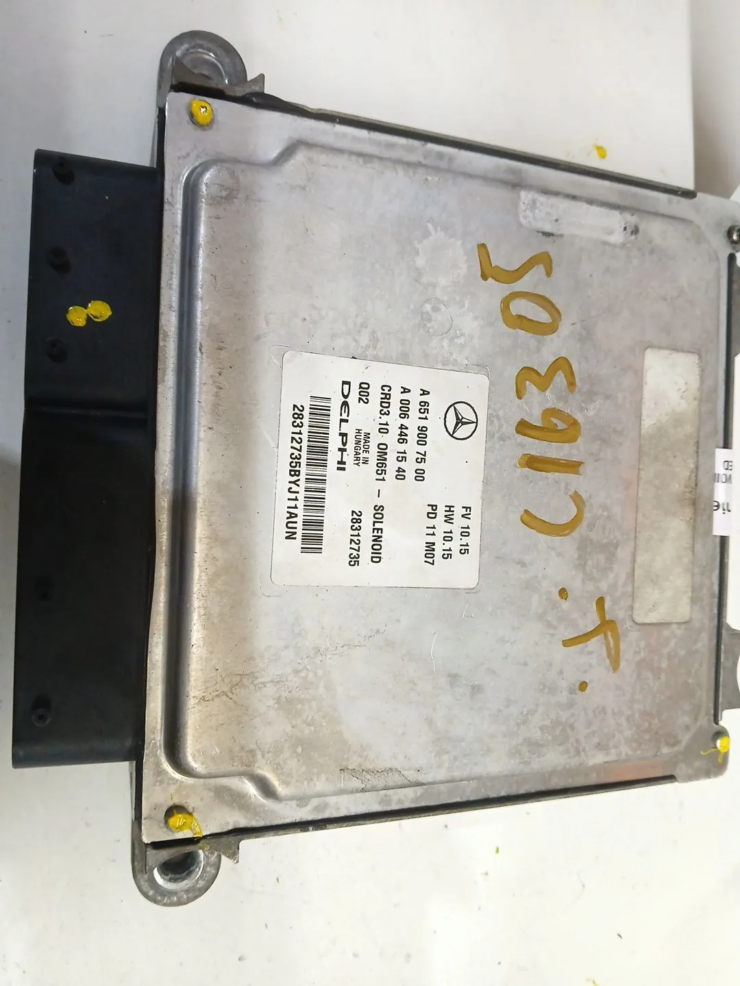 Centralita Motor Uce para Mercedes-Benz Clase C (W204) Berlina