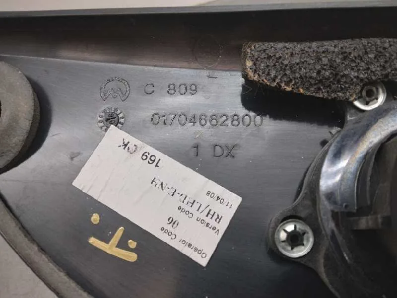 Retrovisor Derecho para Fiat Panda (169)