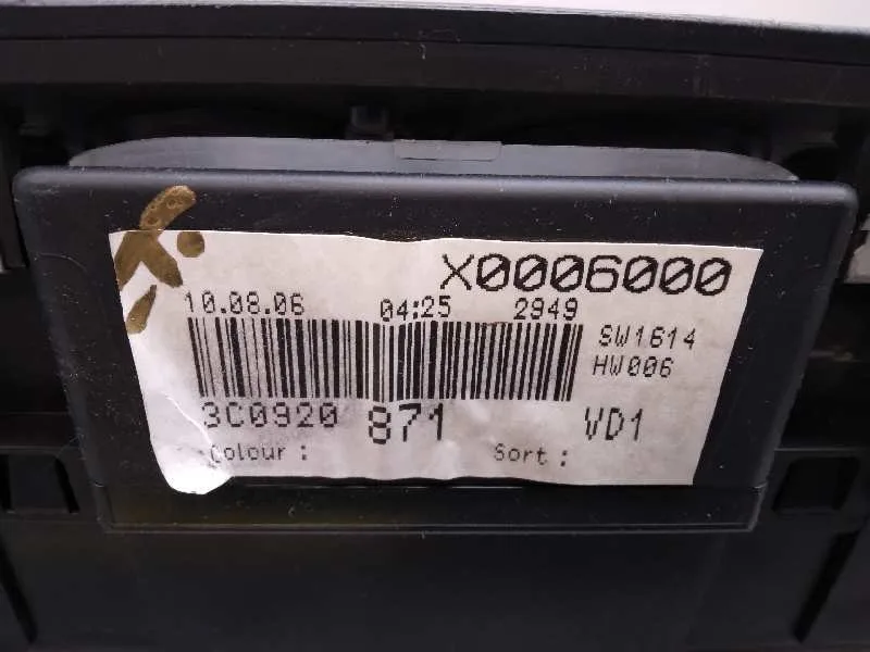 Cuadro Instrumentos para Volkswagen Passat Berlina (3C2)