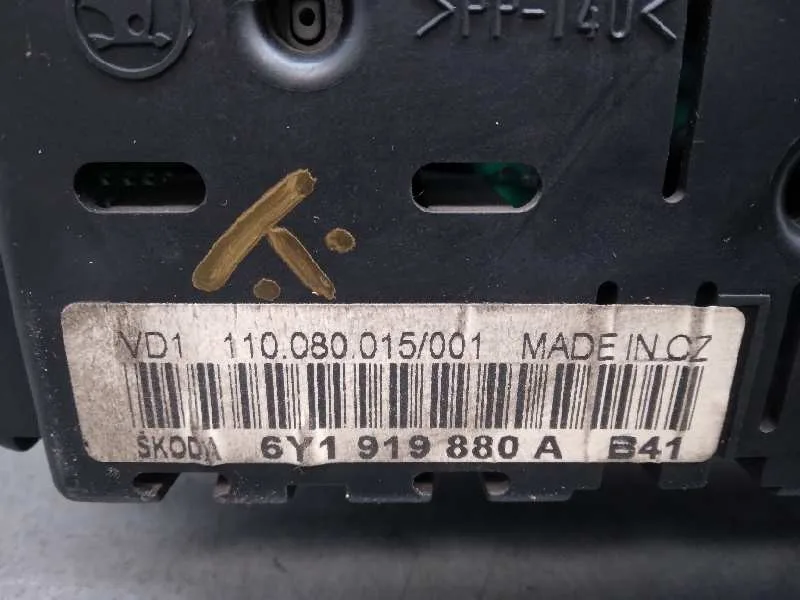 Cuadro Instrumentos para Skoda Fabia (6Y2/6Y3)