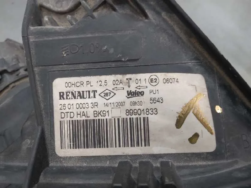 Faro Derecho para Renault Laguna Iii