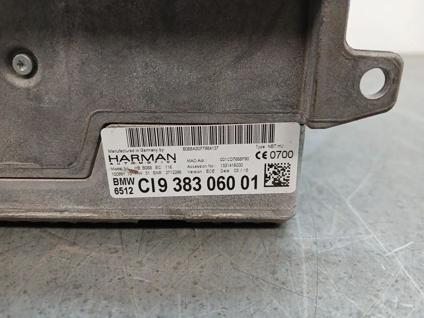 Sistema Audio / Radio Cd para Bmw Serie 1 Lim. (F20)