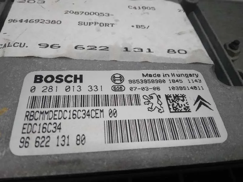 Centralita Motor Uce para Citroën C4 Berlina