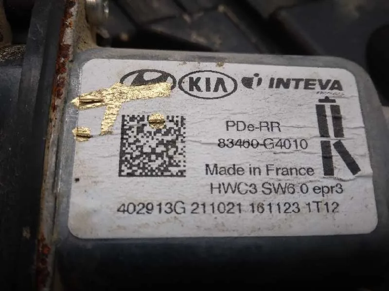 Elevalunas Trasero Derecho para Hyundai I30 Cw (Pd)