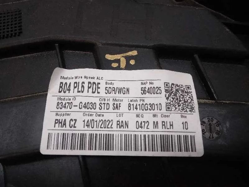 Elevalunas Trasero Izquierdo para Hyundai I30 Cw (Pd)