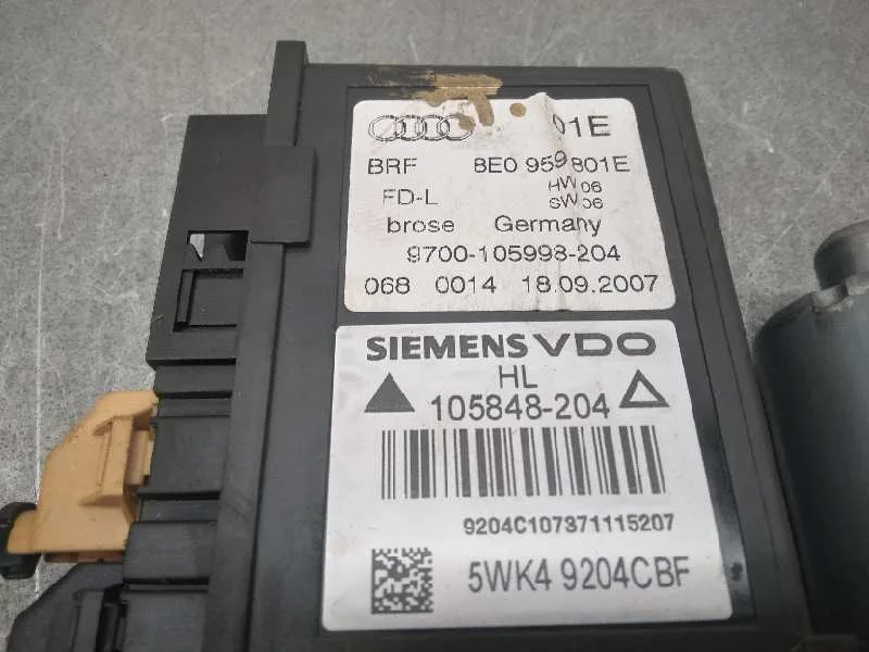 Motor Elevalunas Trasero Izquierdo para Audi A4 Avant (8E)