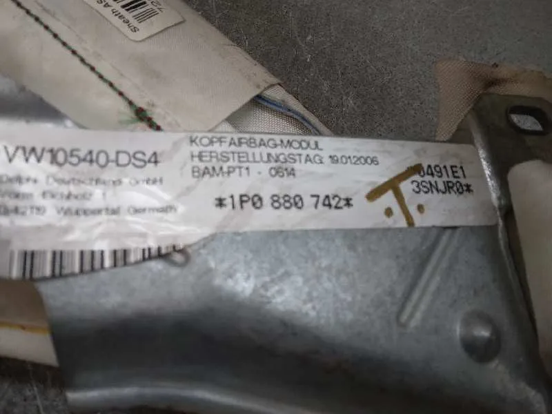 Airbag Cortina Delantero Derecho para Seat Leon (1P1)