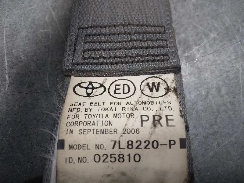 Cinturon Seguridad Delantero Izquierdo para Toyota Prius (Nhw20)