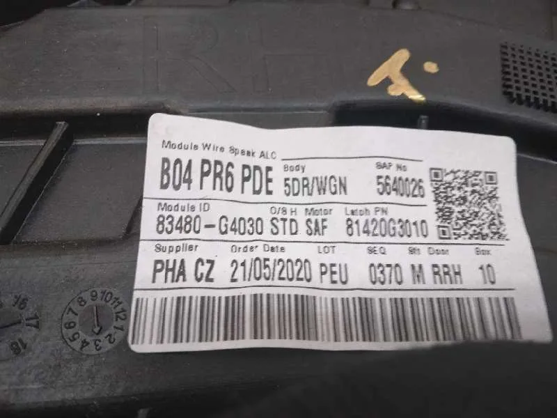 Elevalunas Trasero Derecho para Hyundai I30 (Pd)
