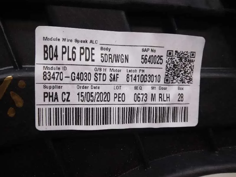 Elevalunas Trasero Izquierdo para Hyundai I30 (Pd)