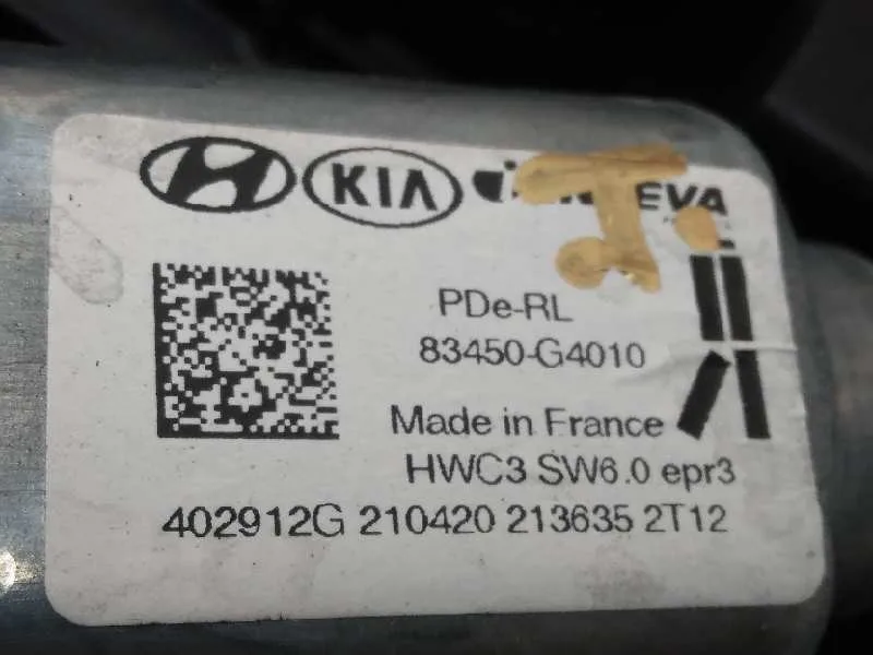 Elevalunas Trasero Izquierdo para Hyundai I30 (Pd)