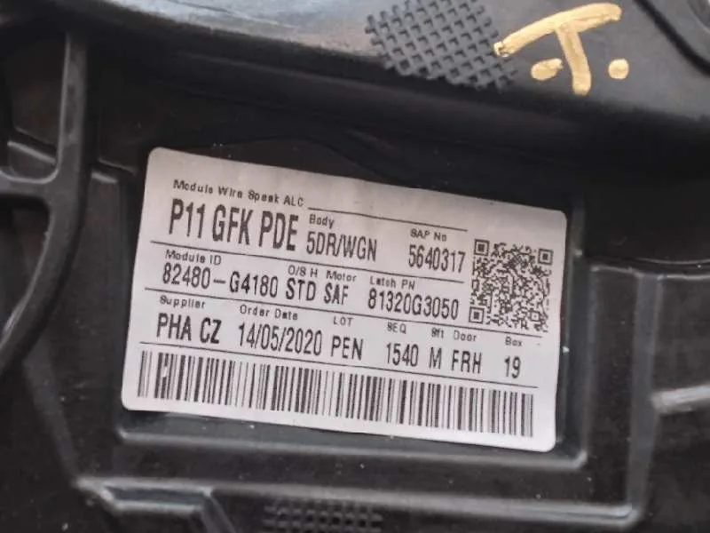 Elevalunas Delantero Derecho para Hyundai I30 (Pd)