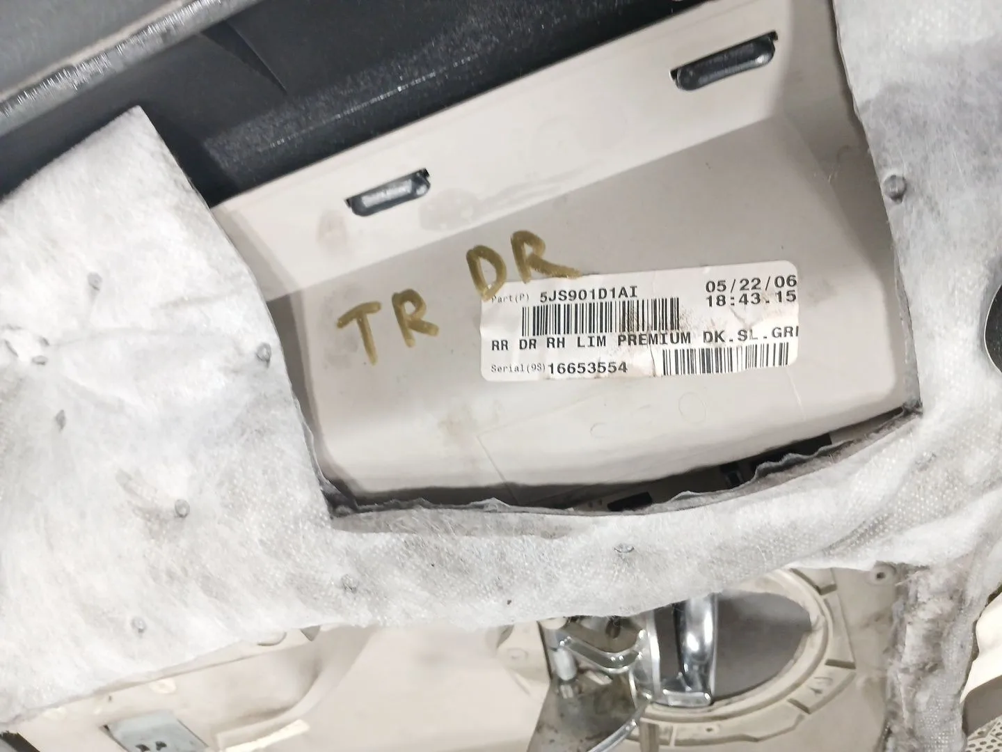 Guarnecido Puerta Trasera Derecha para Jeep Commander