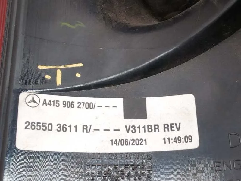 Piloto Trasero Derecho para Mercedes-Benz Citan (W415) Combi