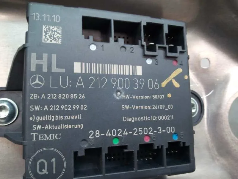 Elevalunas Trasero Izquierdo para Mercedes-Benz Clase E (W212) Lim.