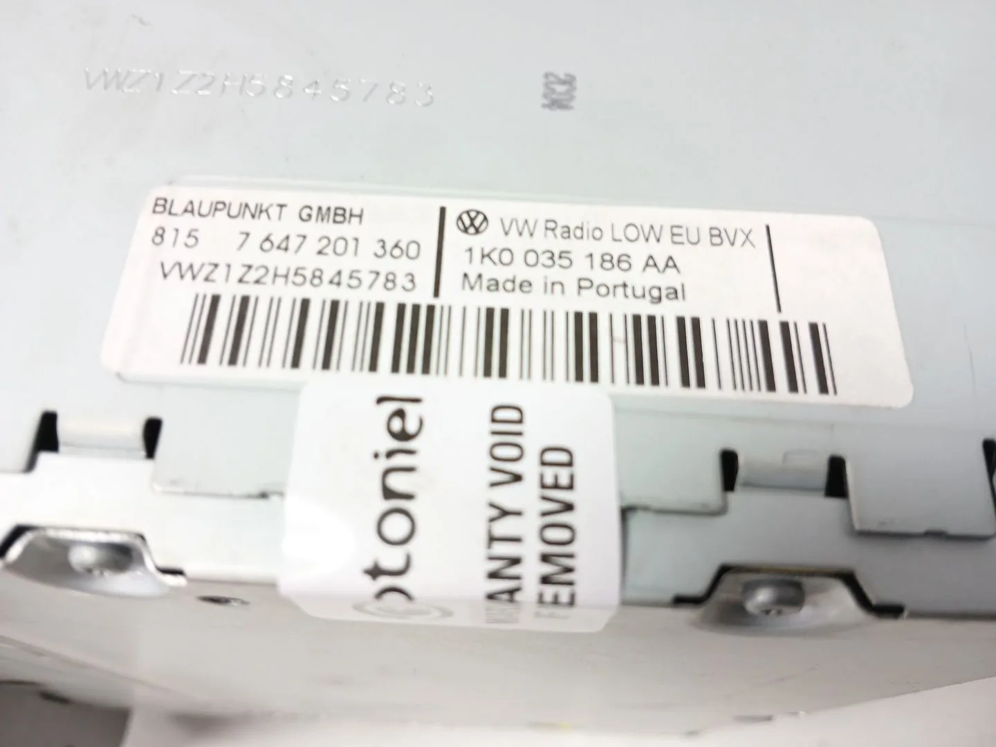 Sistema Audio / Radio Cd para Volkswagen Eos (1F7)