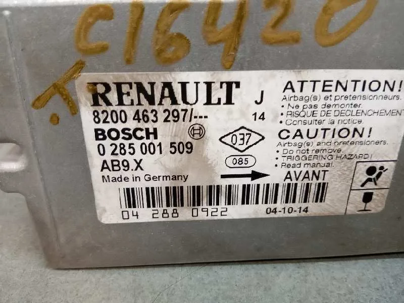 Centralita Airbag para Renault Modus
