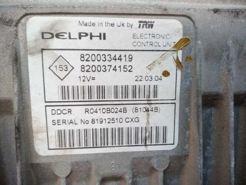 Centralita Motor Uce para Renault Scenic Ii
