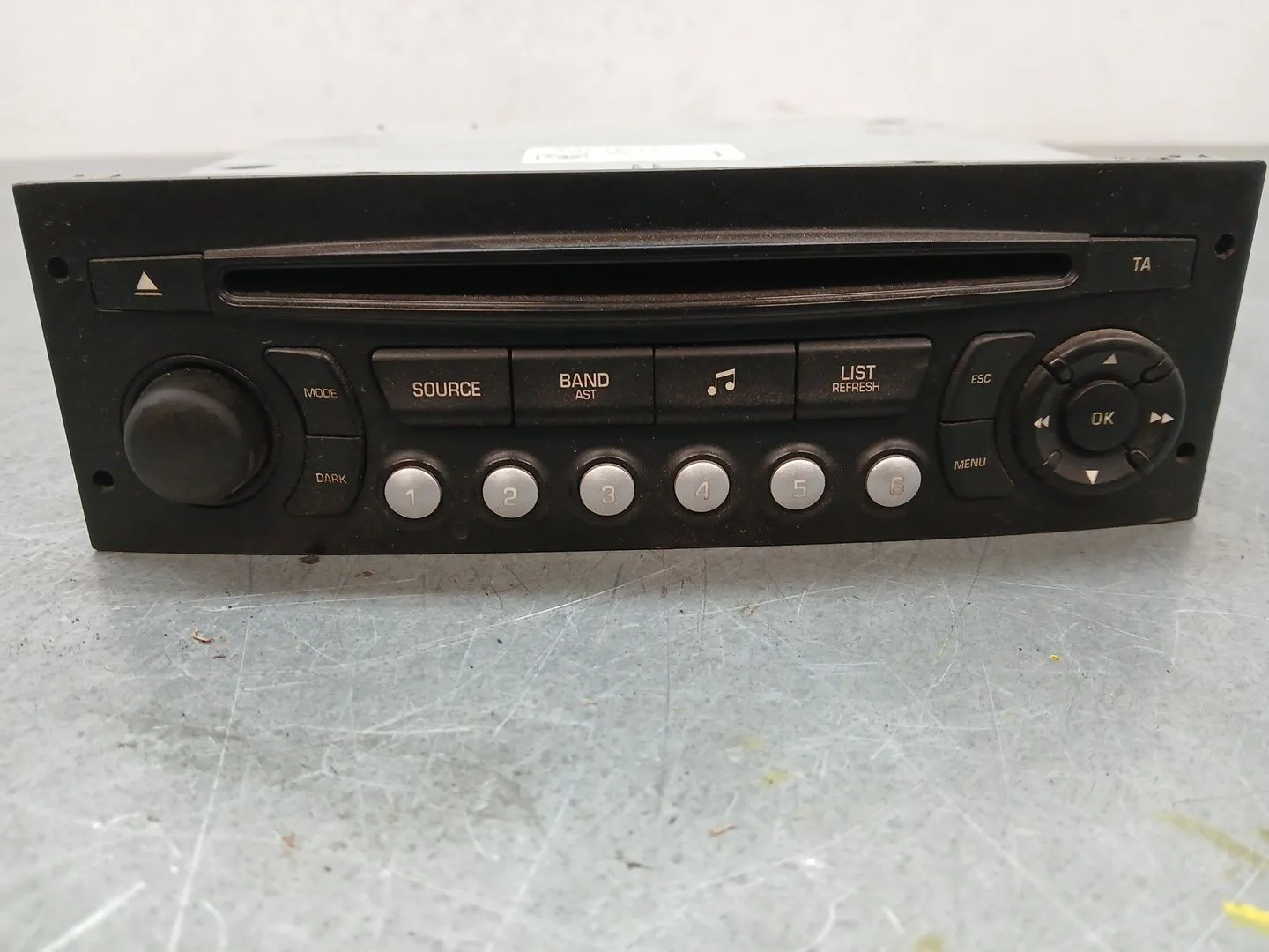 Sistema Audio / Radio Cd para Citroën C3