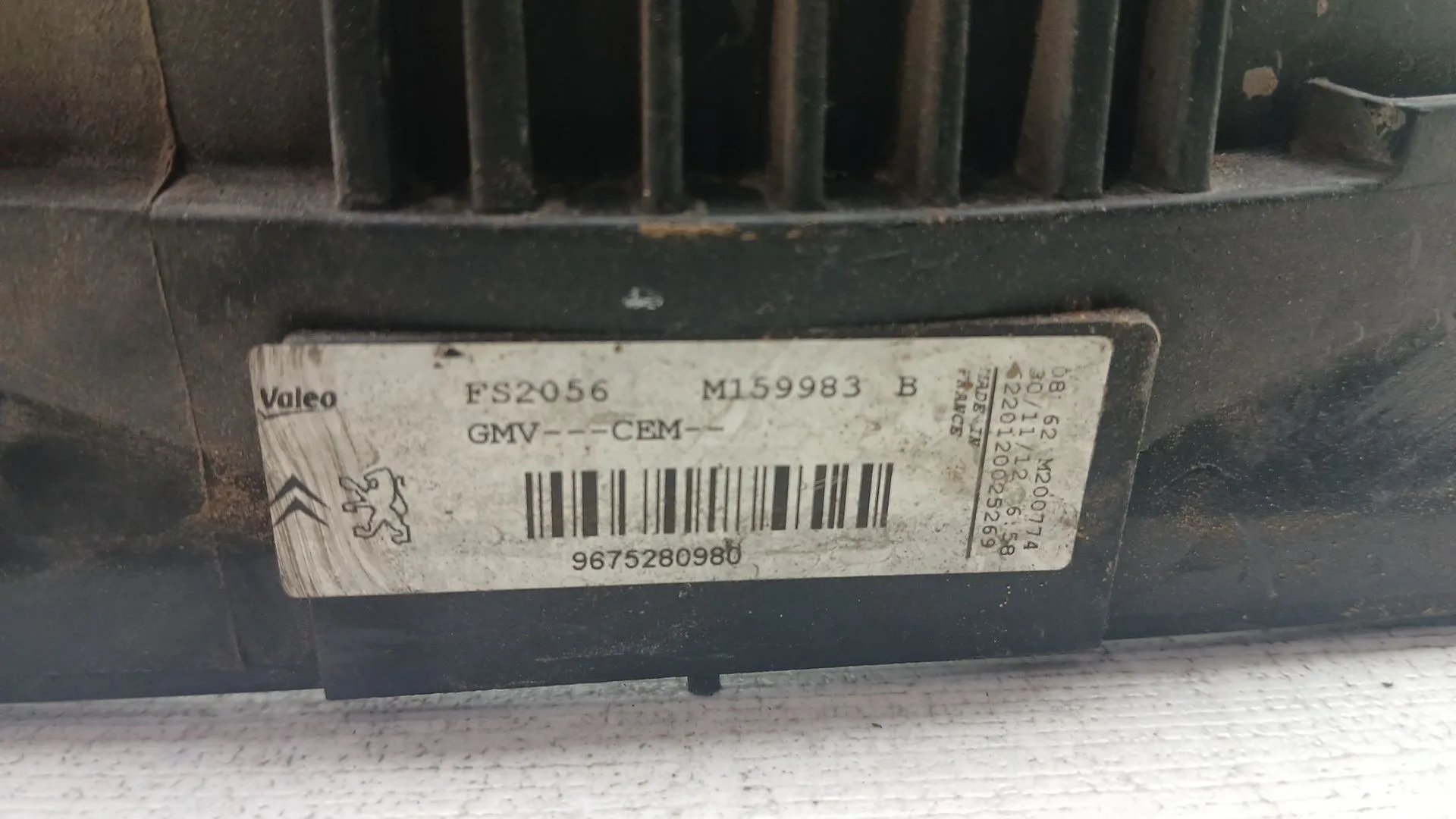 Electroventilador para Citroën C3