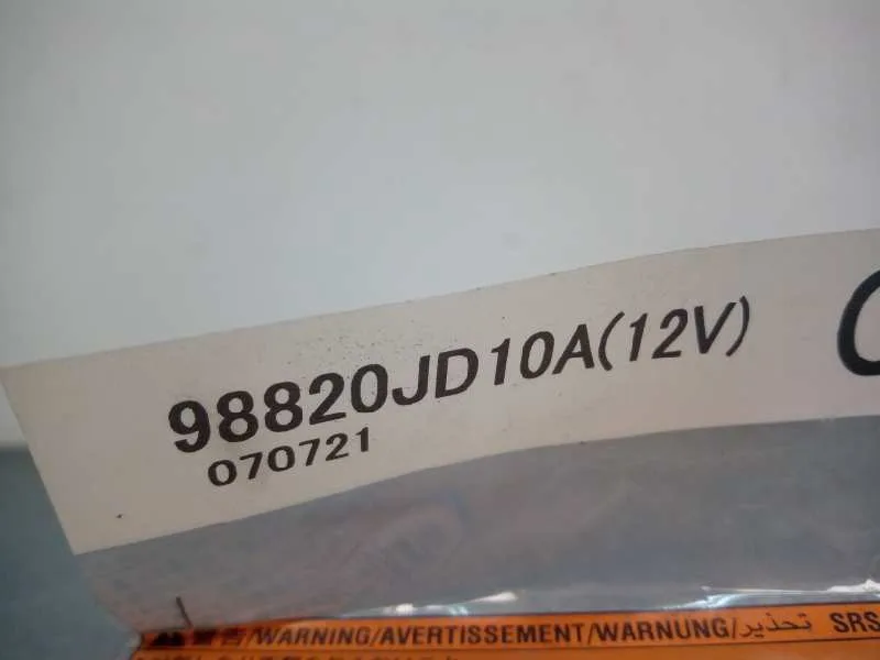Centralita Airbag para Nissan Qashqai (J10)