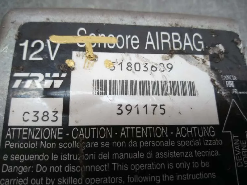 Centralita Airbag para Fiat Panda (169)