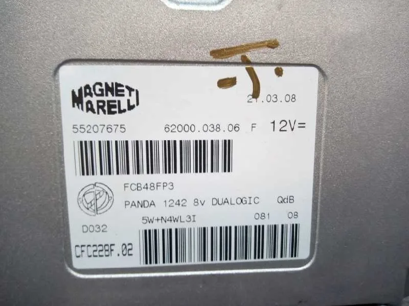 Centralita Motor Uce para Fiat Panda (169)