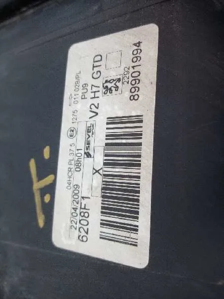 Faro Izquierdo para Peugeot 807