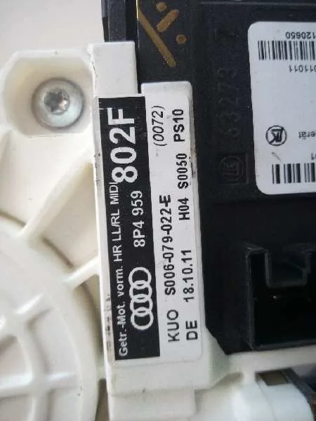 Elevalunas Trasero Derecho para Audi A3 (8P)