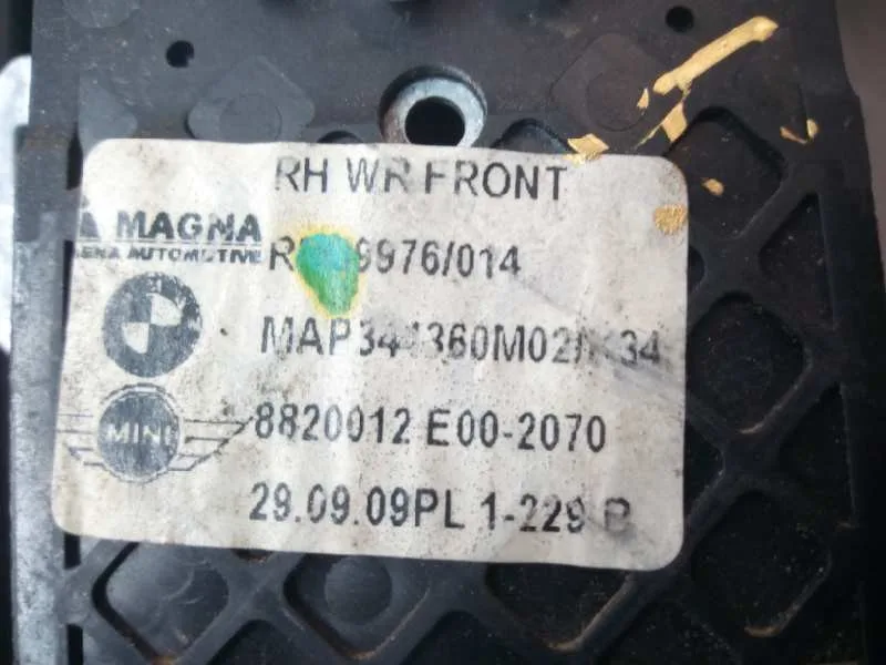 Elevalunas Delantero Derecho para Bmw R56
